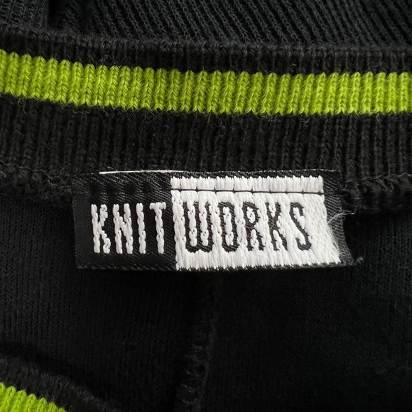 Vintage Deadstock Rainbow Striped Knit Mini Sweater Dress LGBTQ+ Pride 90's Y2K - Picture 5 of 7